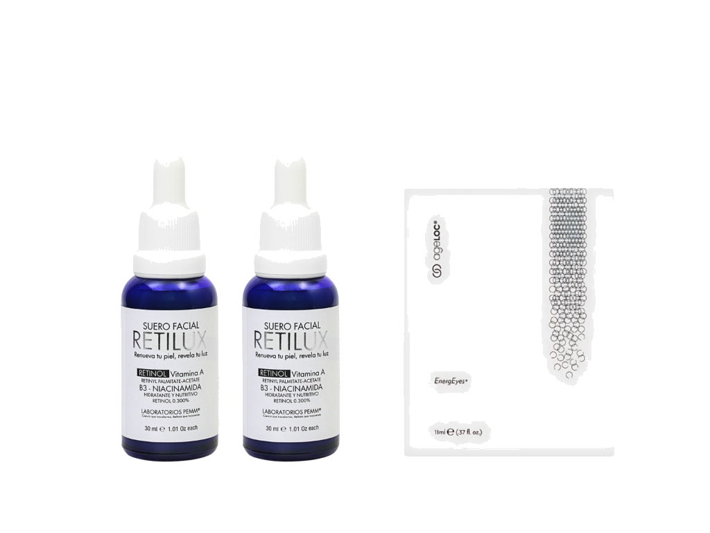 Kit Dúo Retilux + Mascarilla EnergEyes ageLOC